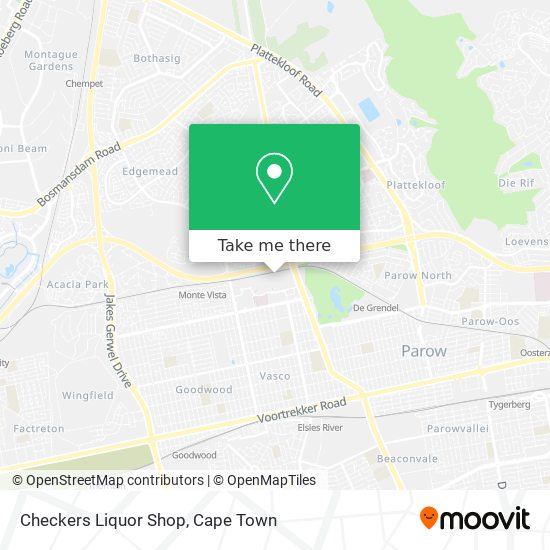 Checkers Liquor Shop map