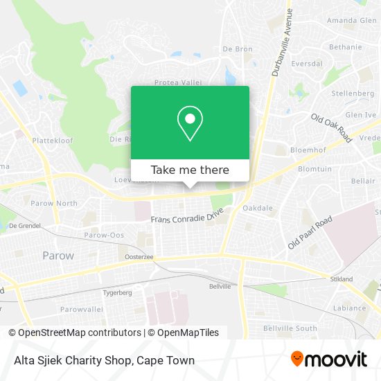 Alta Sjiek Charity Shop map