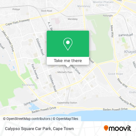 Calypso Square Car Park map
