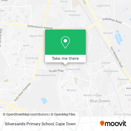 Silversands Primary School map
