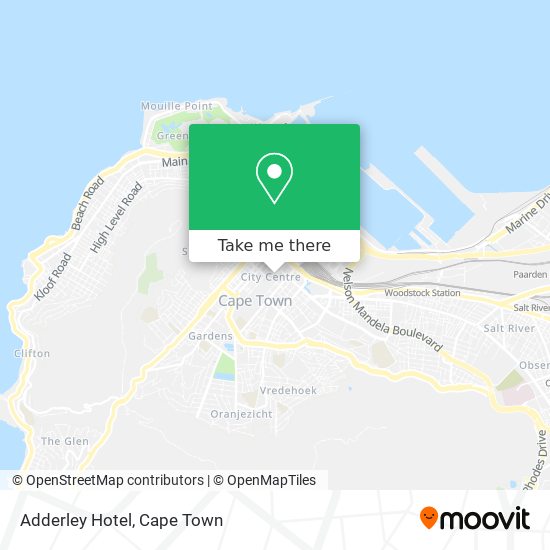 Adderley Hotel map