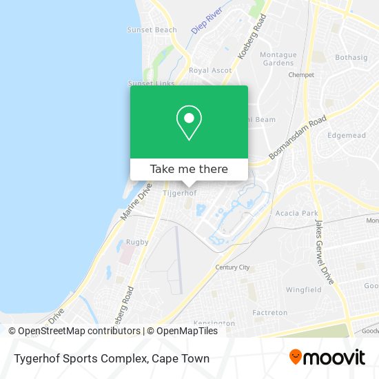 Tygerhof Sports Complex map