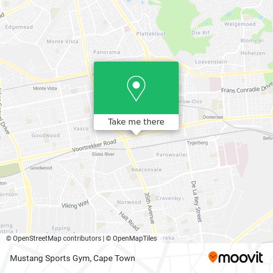 Mustang Sports Gym map