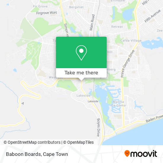 Baboon Boards map