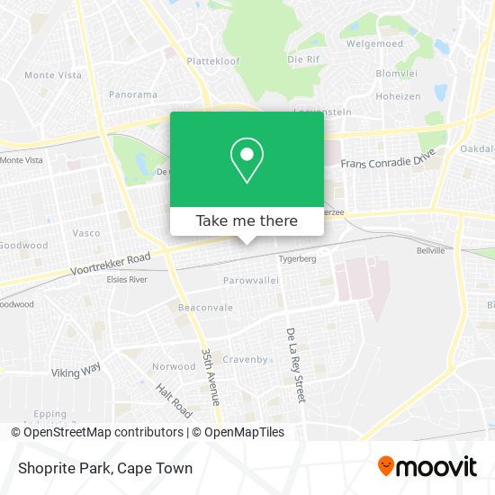 Shoprite Park map