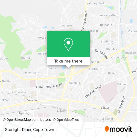 Starlight Diner map