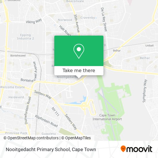 Nooitgedacht Primary School map