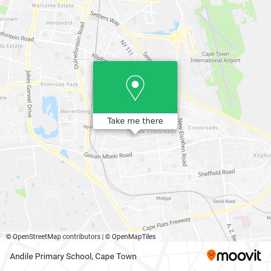 Andile Primary School map