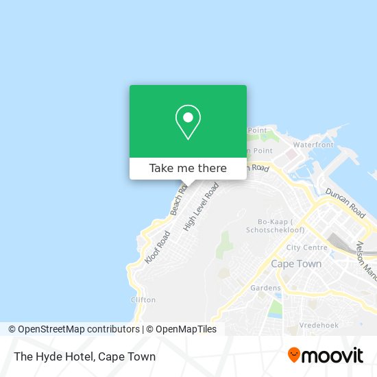 The Hyde Hotel map