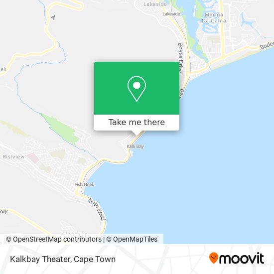 Kalkbay Theater map