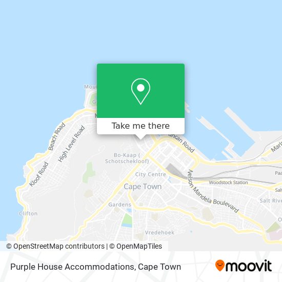 Purple House Accommodations map