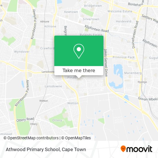 Athwood Primary School map