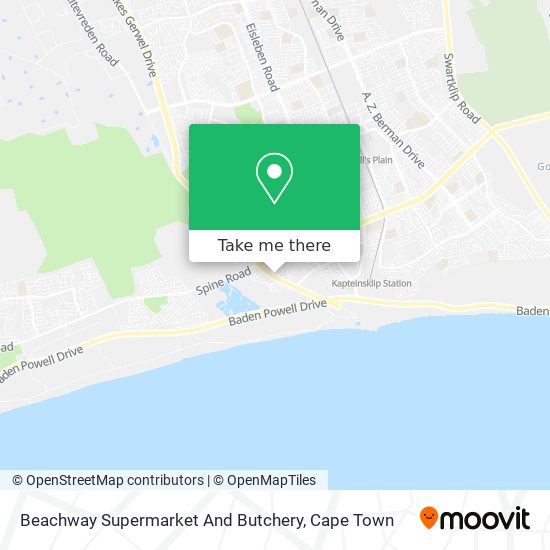 Beachway Supermarket And Butchery map