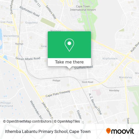 Ithemba Labantu Primary School map