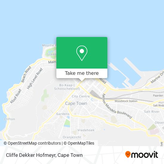 Cliffe Dekker Hofmeyr map