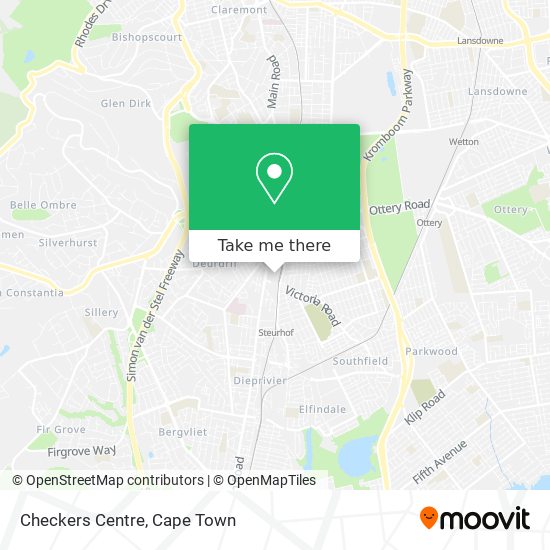 Checkers Centre map