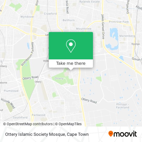 Ottery Islamic Society Mosque map