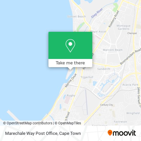 Marechale Way Post Office map