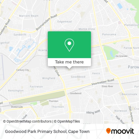 Goodwood Park Primary School map