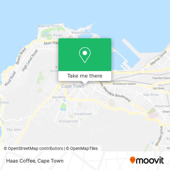 Haas Coffee map