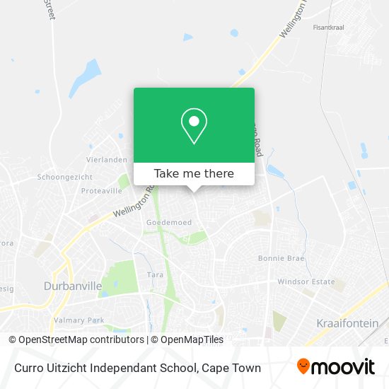 Curro Uitzicht Independant School map