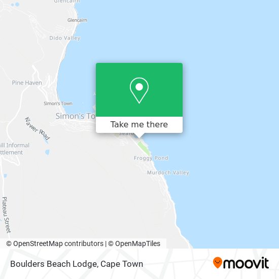 Boulders Beach Lodge map