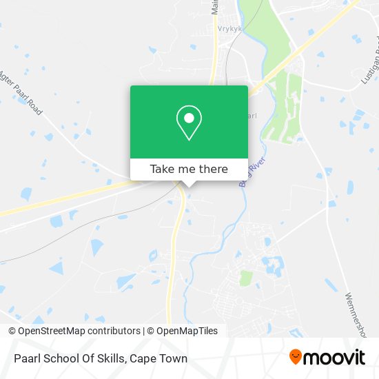 Paarl School Of Skills map