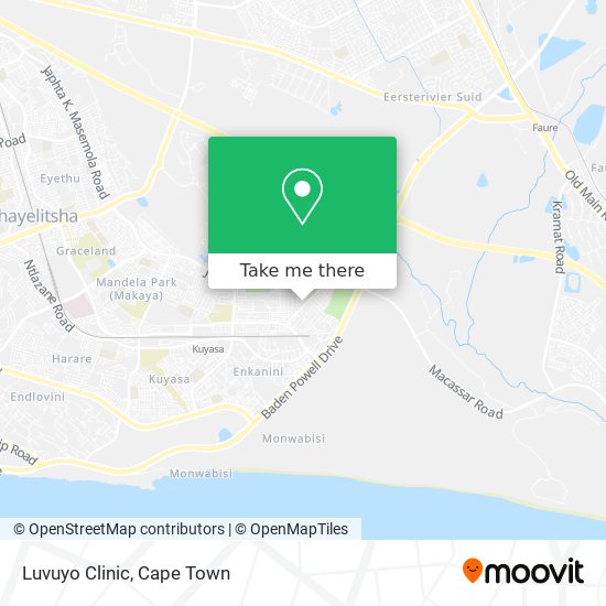 Luvuyo Clinic map