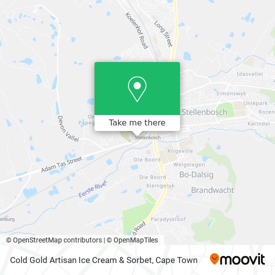 Cold Gold Artisan Ice Cream & Sorbet map