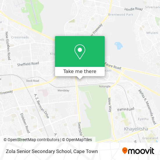 Zola Senior Secondary School map
