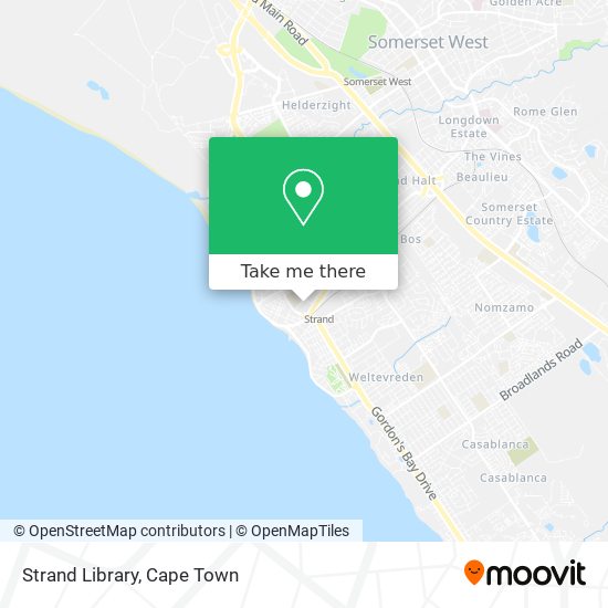Strand Library map