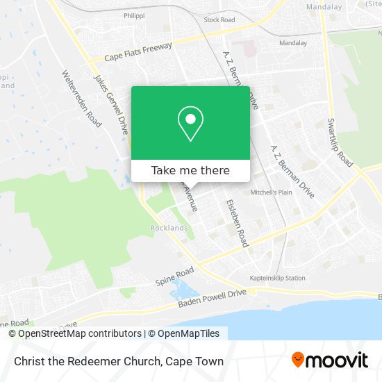 Christ the Redeemer Church map