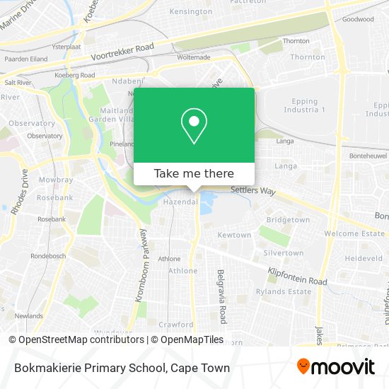 Bokmakierie Primary School map