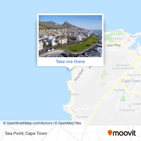 Sea Point map