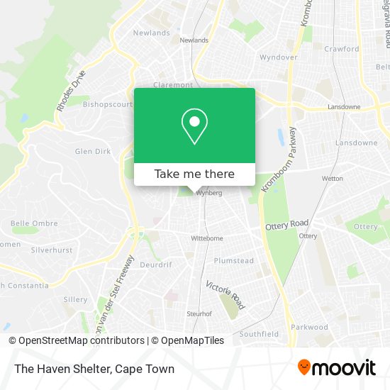 The Haven Shelter map