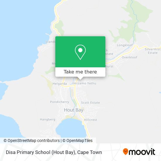 Disa Primary School (Hout Bay) map