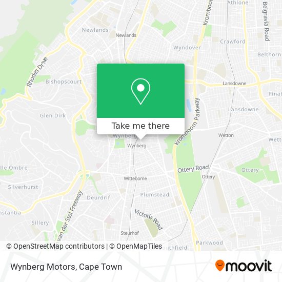 Wynberg Motors map