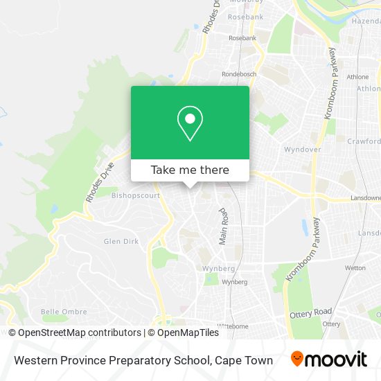 Western Province Preparatory School map