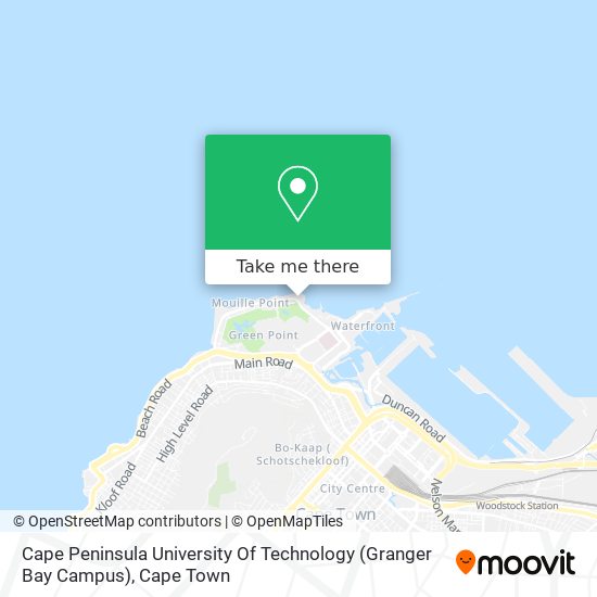 Cape Peninsula University Of Technology (Granger Bay Campus) map