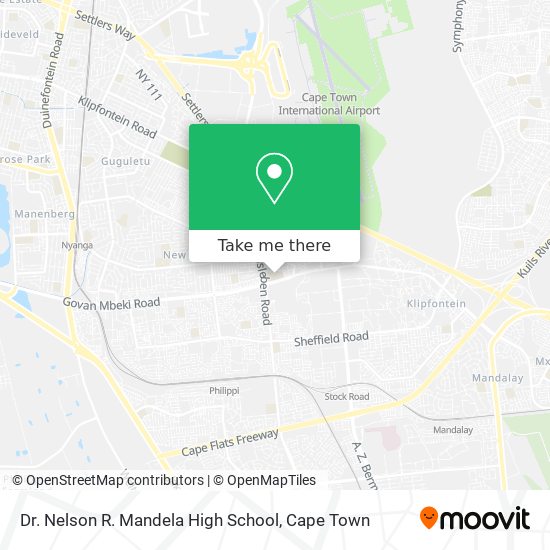 Dr. Nelson R. Mandela High School map
