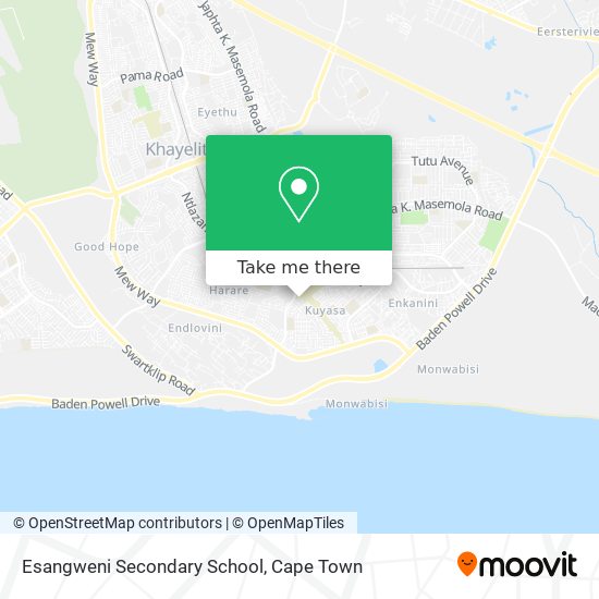 Esangweni Secondary School map