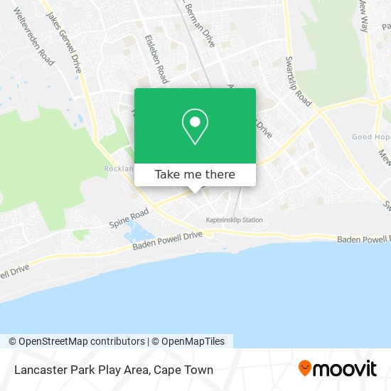 Lancaster Park Play Area map