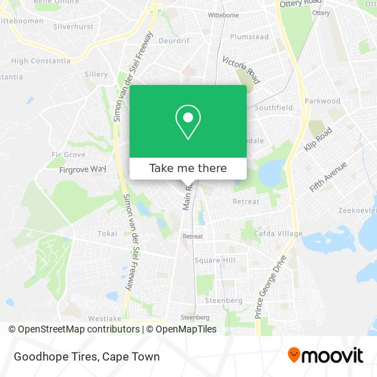 Goodhope Tires map