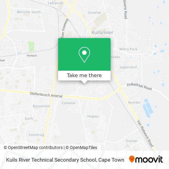 Kuils River Technical Secondary School map