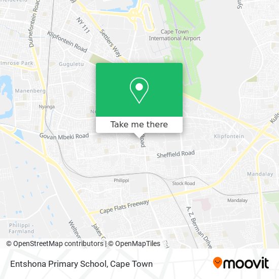 Entshona Primary School map