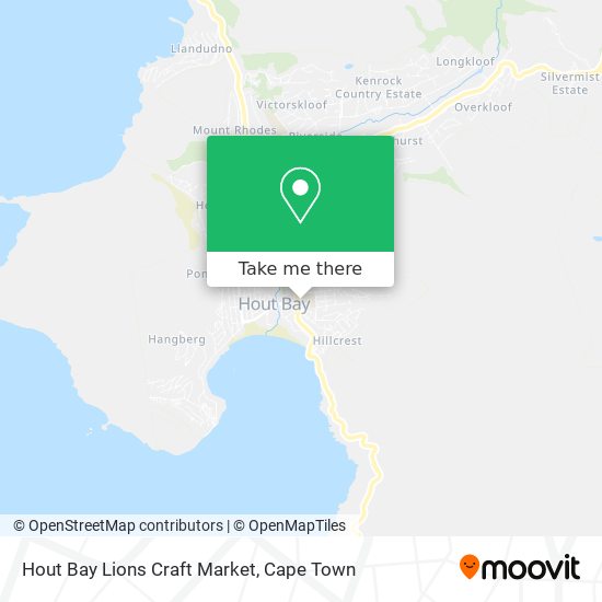 Hout Bay Lions Craft Market map