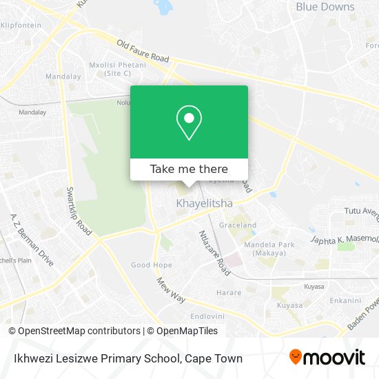 Ikhwezi Lesizwe Primary School map
