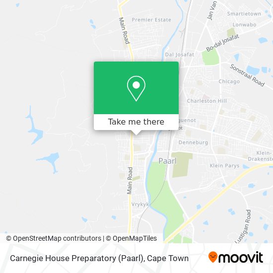 Carnegie House Preparatory (Paarl) map