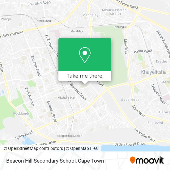 Beacon Hill Secondary School map