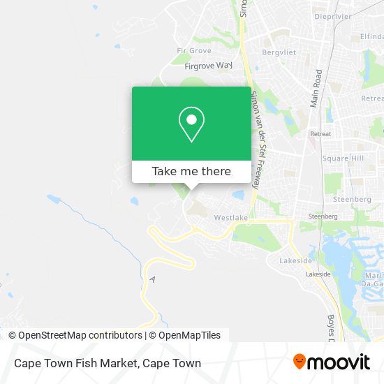 Cape Town Fish Market map